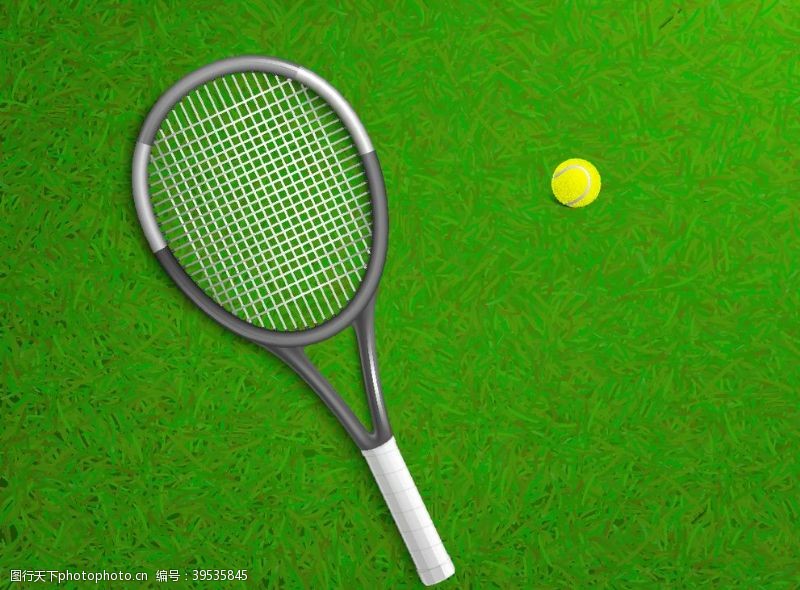 体育用品网球背景图片
