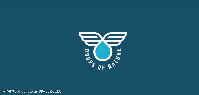 水滴标志精品logo图片