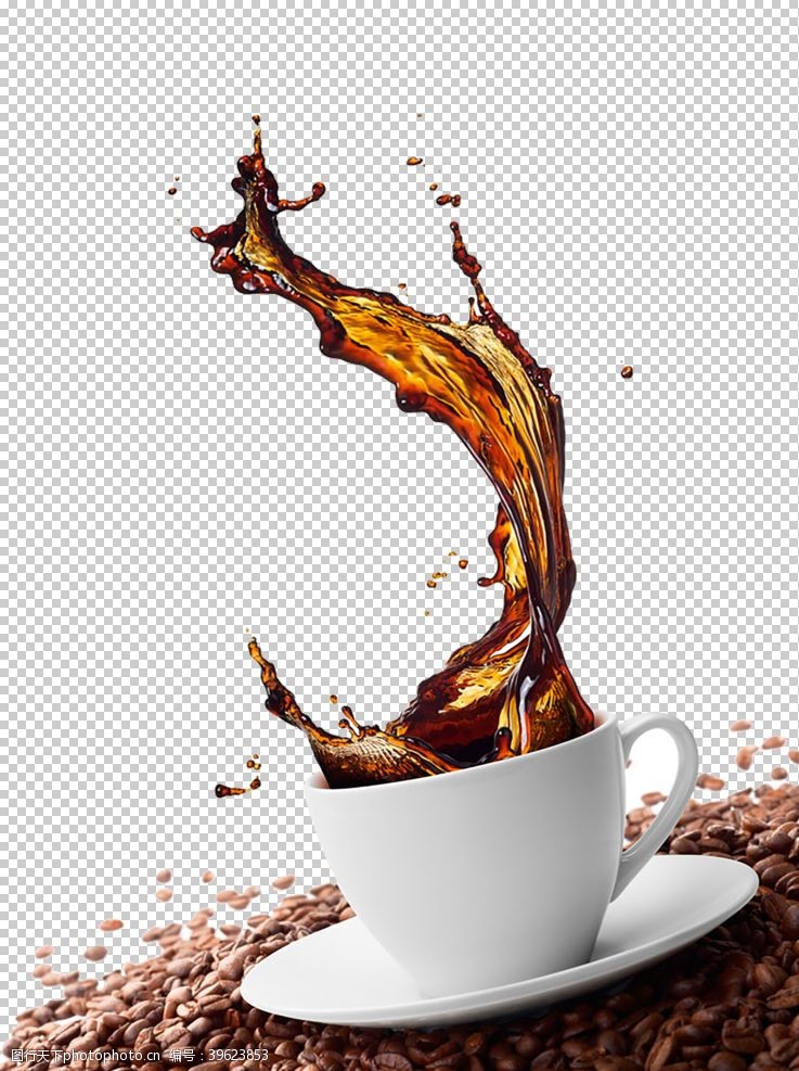 手绘矢量咖啡杯咖啡图片