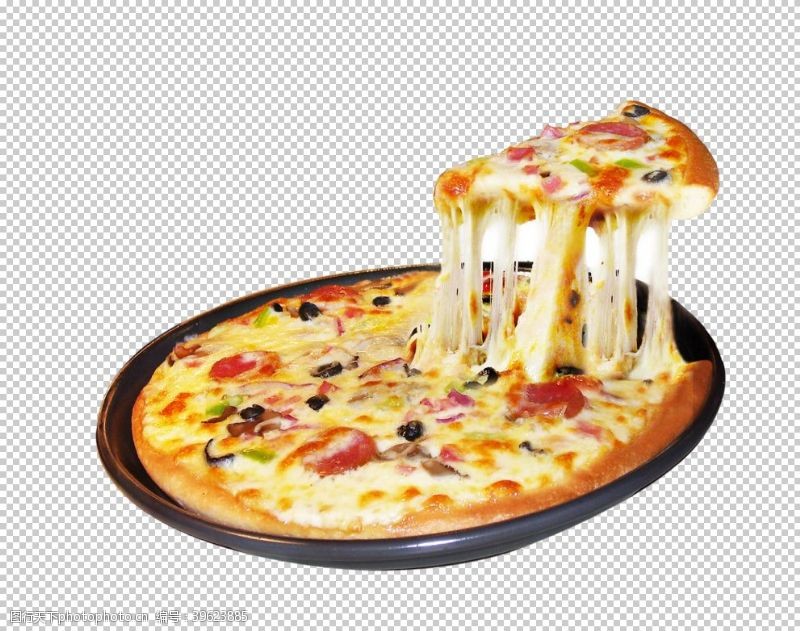 烤披萨披萨图片