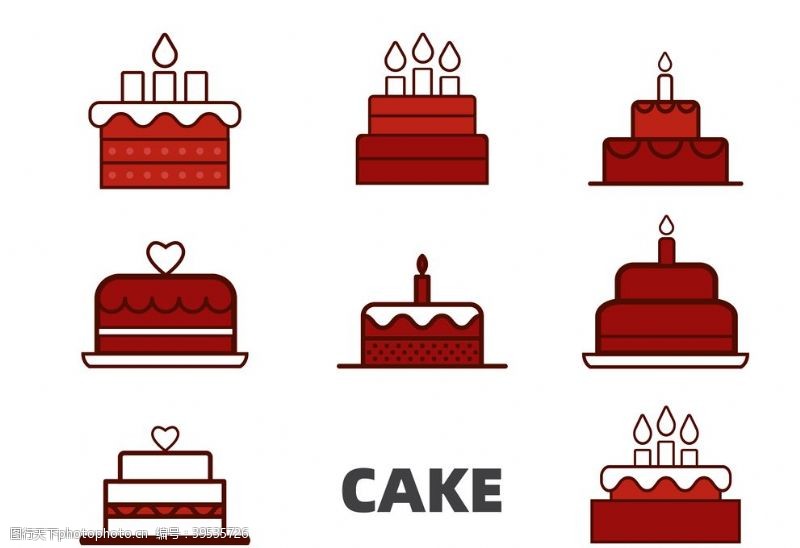 其他图标生日蛋糕图标图片