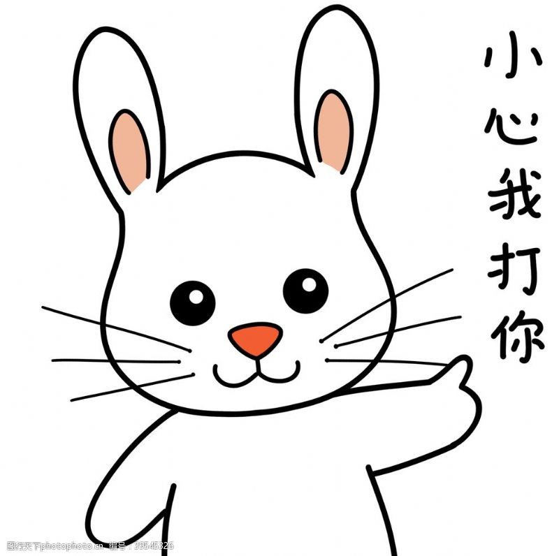卡通宠物兔小宝图片