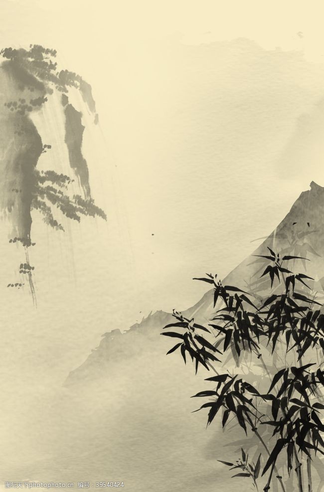 青花瓷模板中国风背景图片