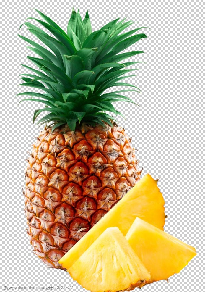模切菠萝图片