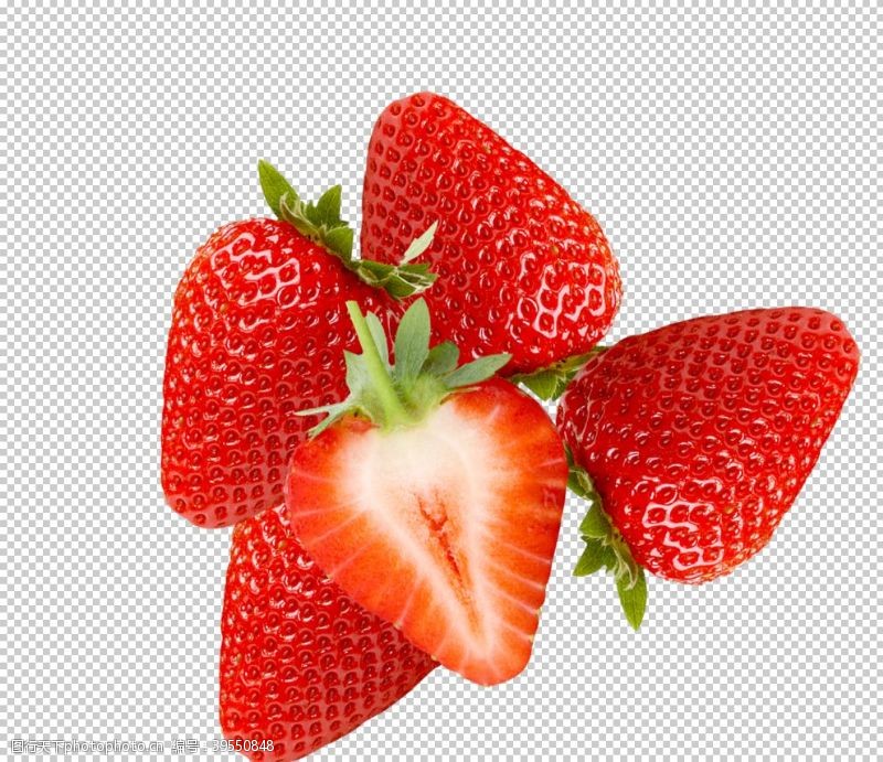 模切草莓图片