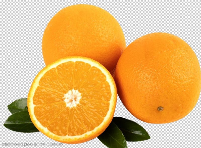 橙子切片橙子图片