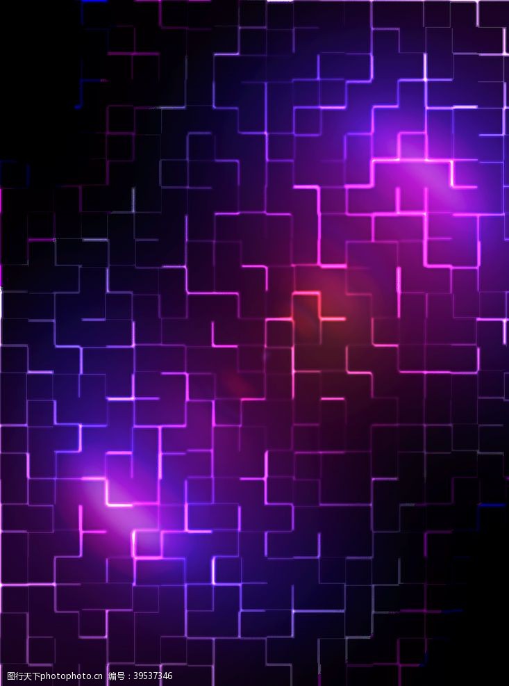 紫色舞台背景几何背景图片