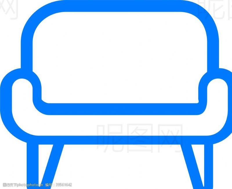 餐椅线条图沙发图片