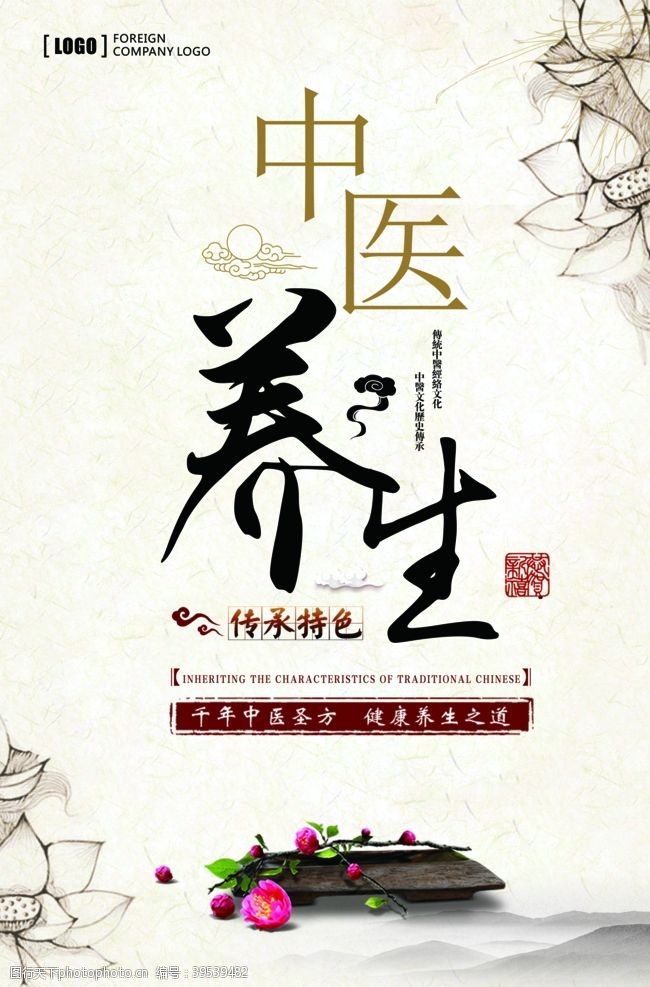 古代名医中国风中医海报图片