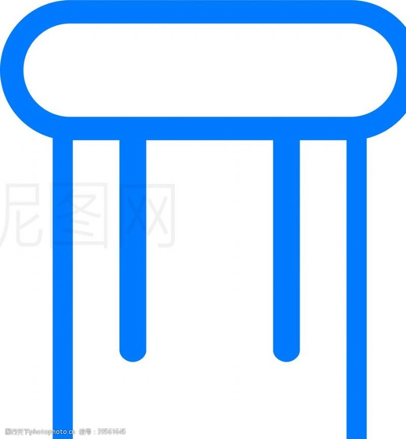 餐椅线条图桌子图片