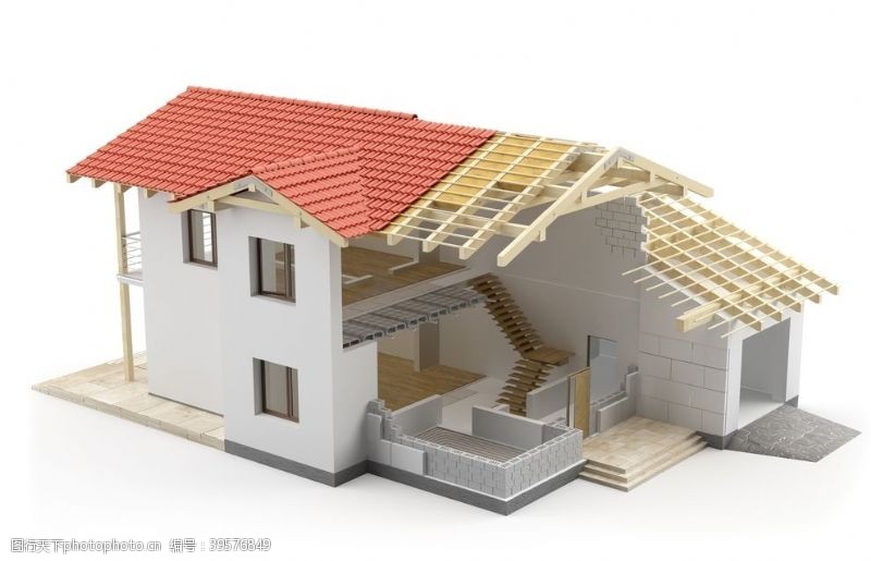 建筑家居3D建筑模型图片