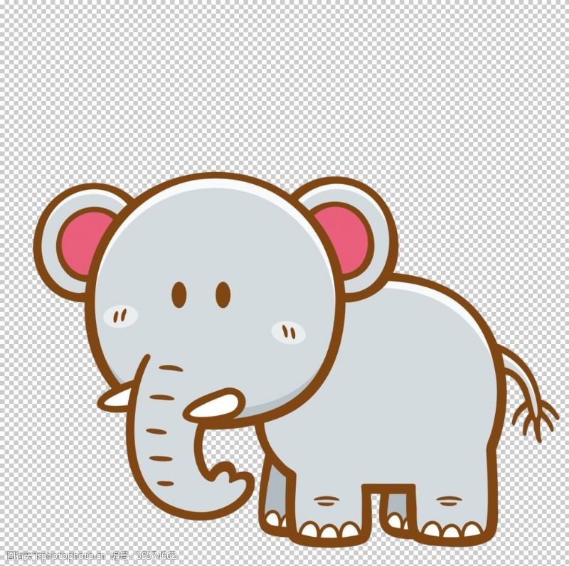 关爱卡大象图片