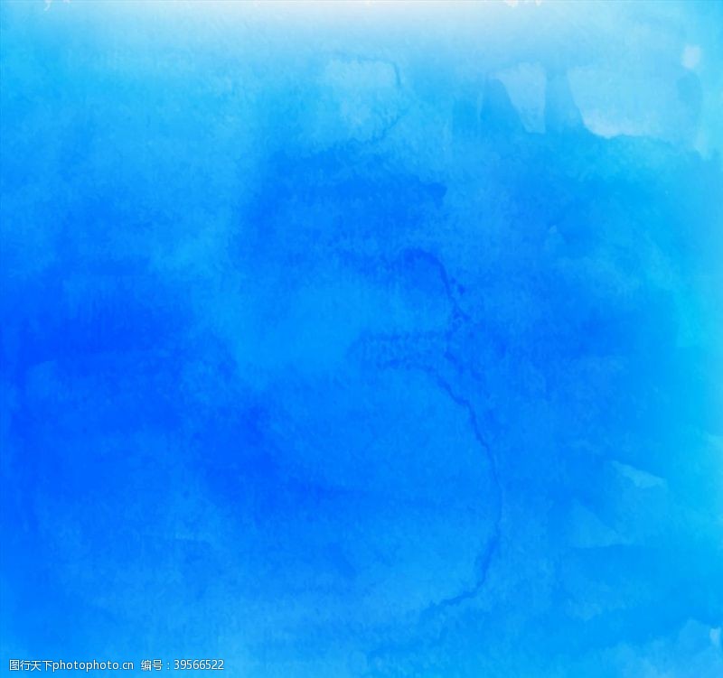 png格式蓝色水彩背景图片