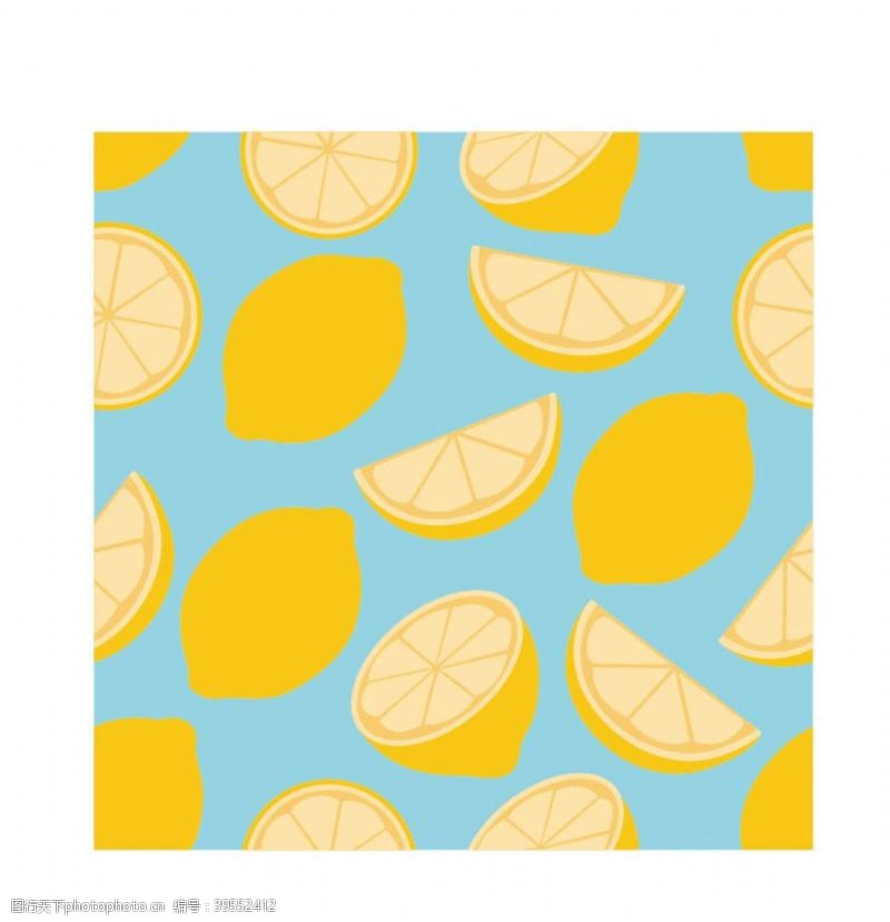 流行印花柠檬图片