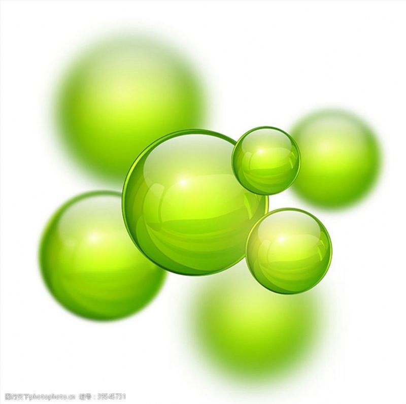 水晶球时尚绿色圆珠图片