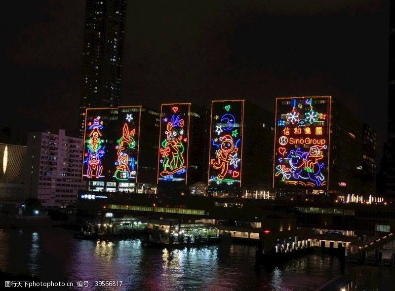 夜港香港夜景图片