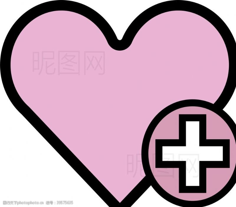 标识标志爱心医疗图片