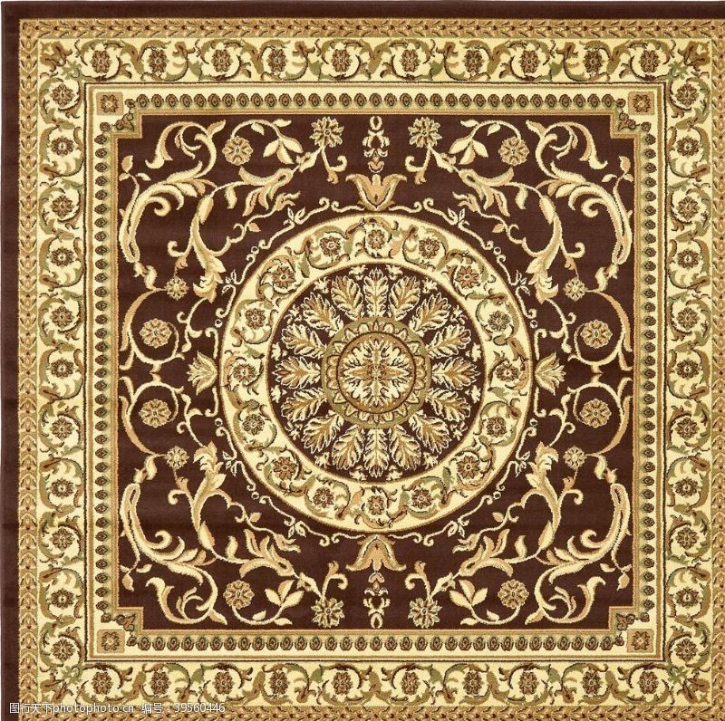 新中式地毯图片