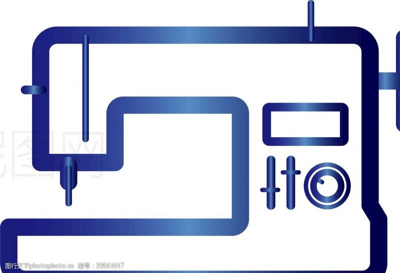 矢量唱片机缝纫机图片