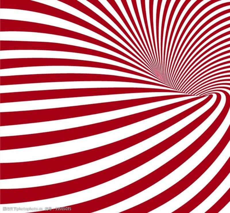 png格式红白条纹漩涡背景图片