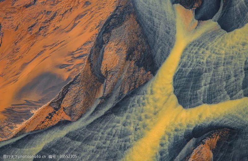底纹素材边框素材山川河流地质纹理黄色背景质感图片