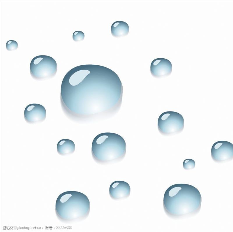 飞矢量水滴元素图片