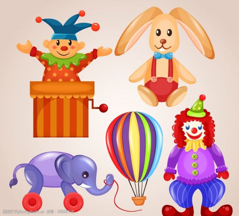 玩具气球卡通玩具设计图片