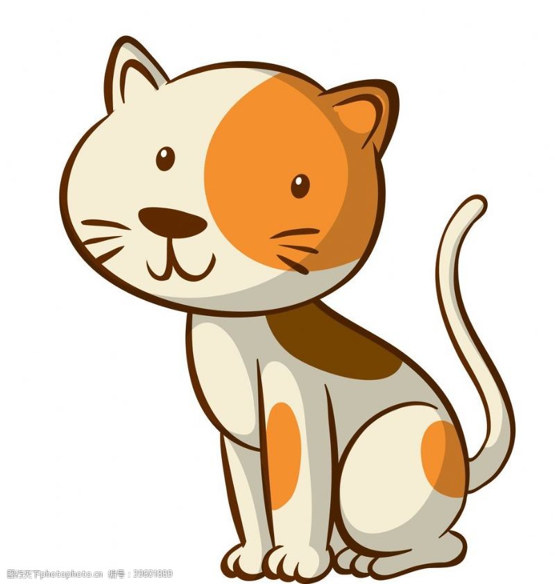星形logo猫卡通图片