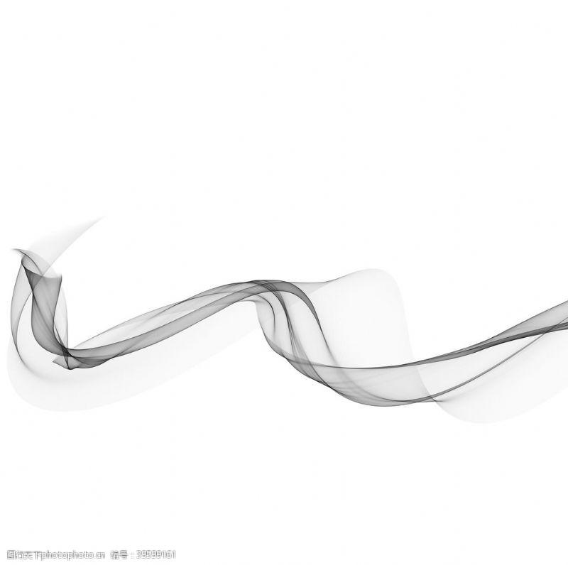 云雾缭绕线条飘带图片