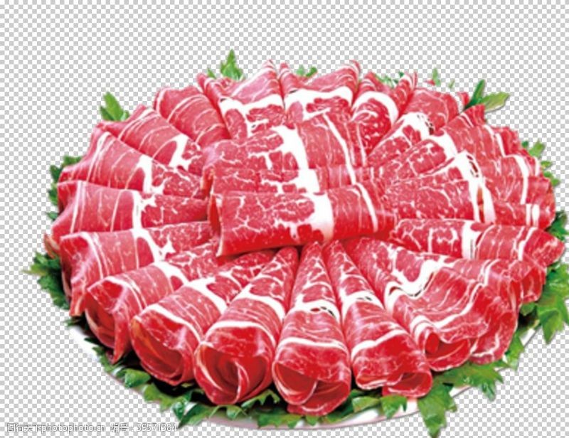 正宗涮羊肉羊肉卷图片