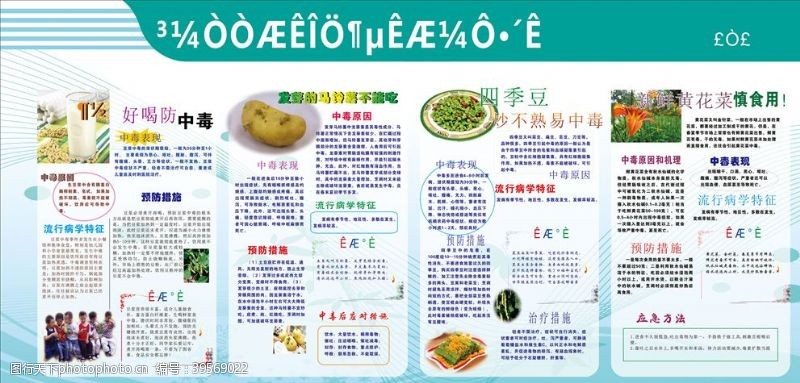 食品安全宣传海报预防食物中毒图片