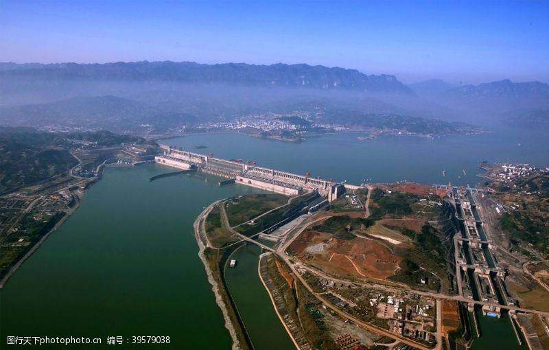 水力发电长江三峡大坝图片