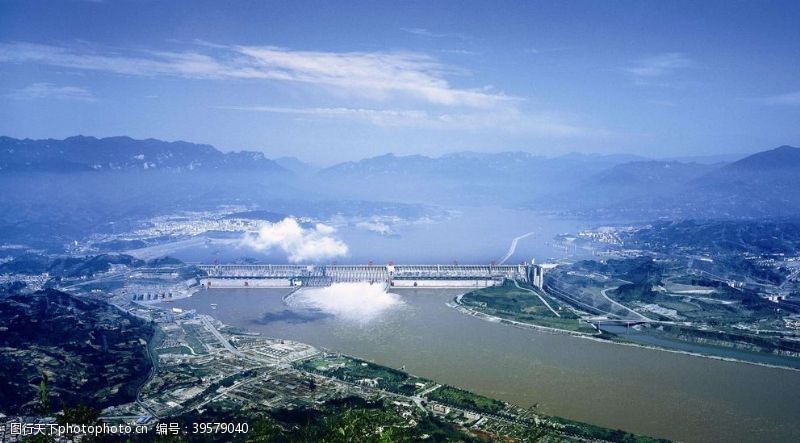 水力发电长江三峡大坝图片