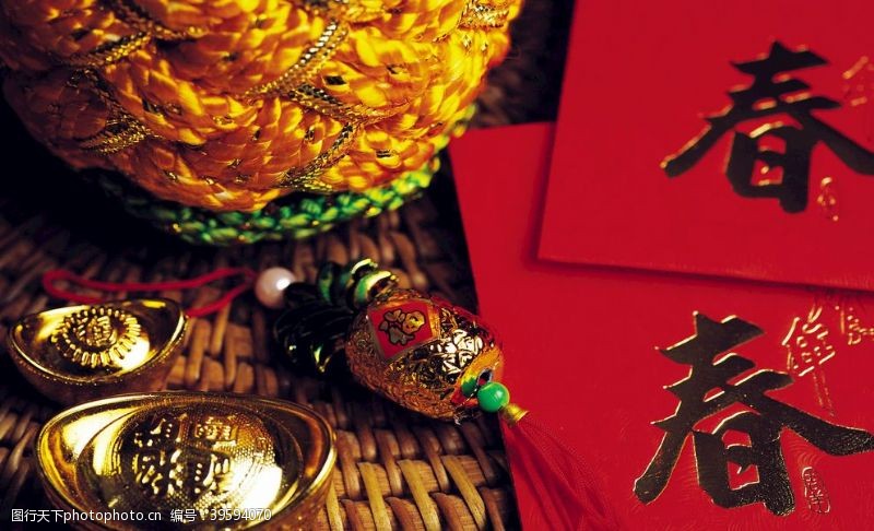 欢乐中国年春节喜庆过年中国年图片