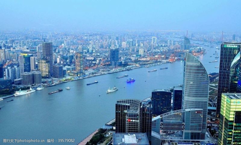 上海地标黄浦江图片