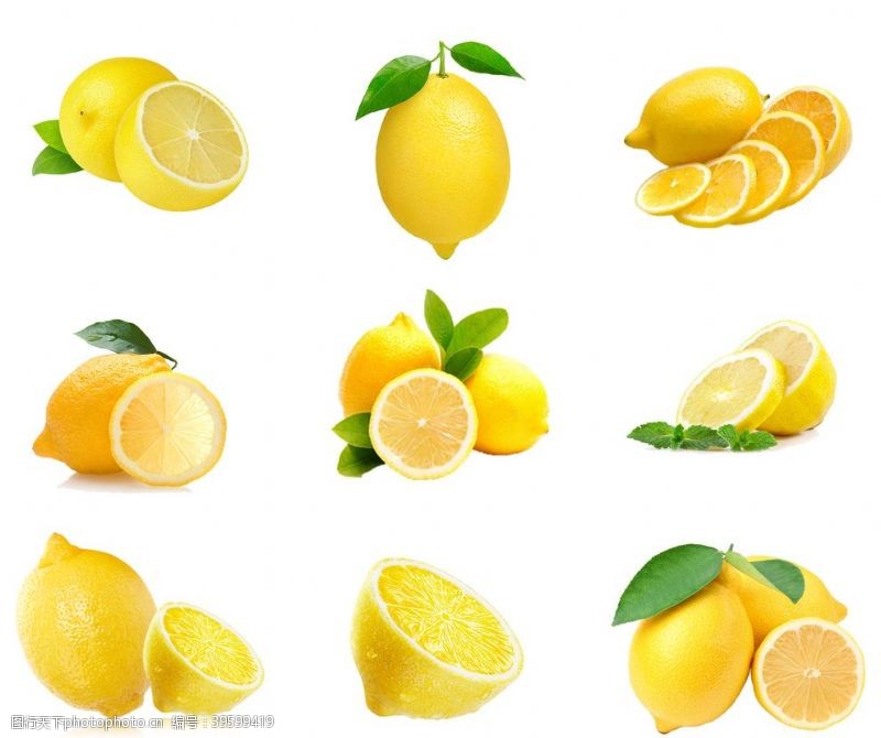 水果装饰画柠檬图片