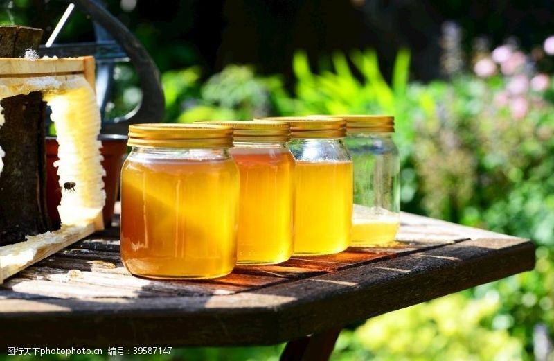 蜂蜜海报香甜营养的蜂蜜图片