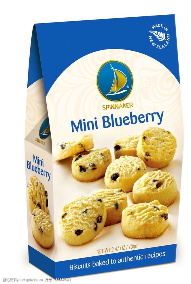 设计包装新西兰蓝莓曲奇饼干曲奇饼干图片