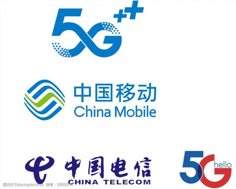 3g中国移动中国电信5G图片