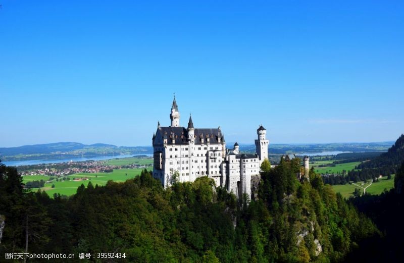 国外城堡德国巴伐利亚新天鹅城堡图片