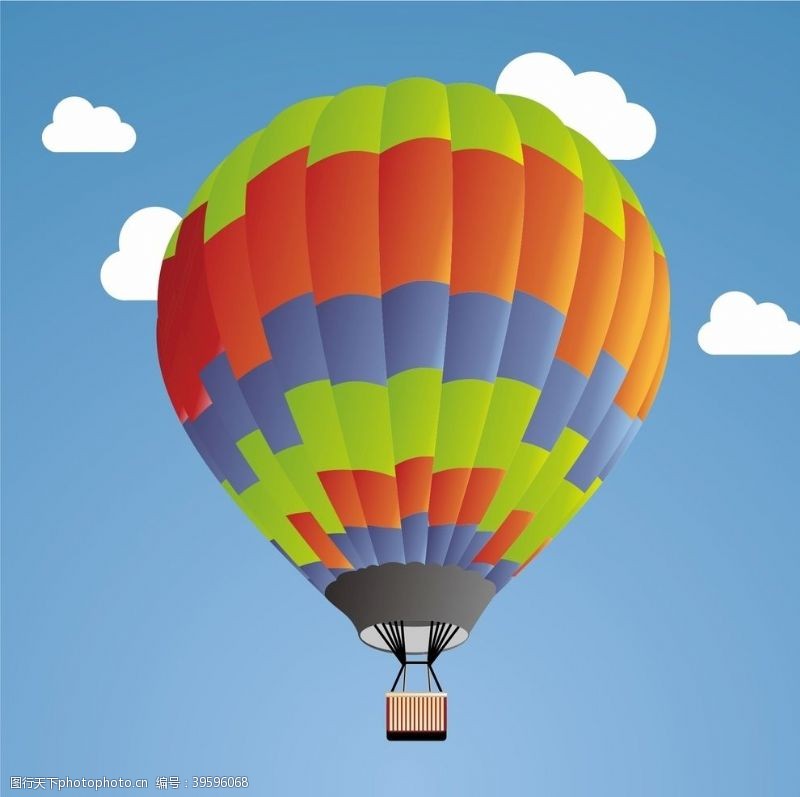 航空气球热气球图片