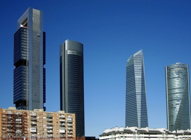 外语培训传单西班牙首都马德里建筑图片