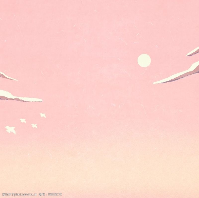 桃花节粉色背景图片