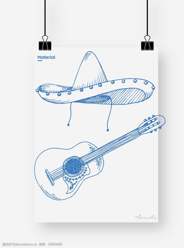 星形logo吉他图片