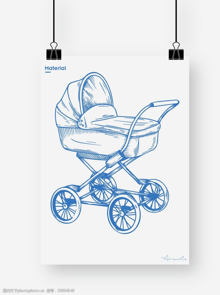 星形logo婴儿车图片