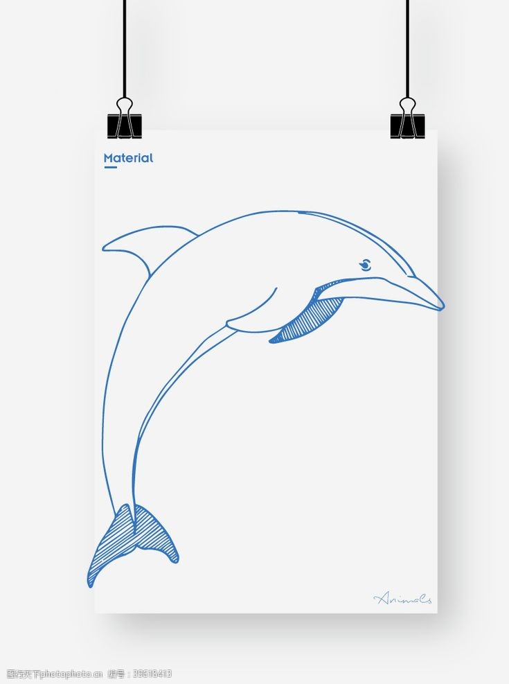 海豚标志海豚图片