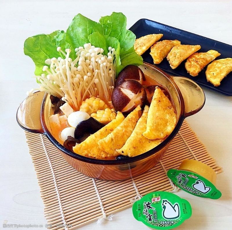 龙虾包装火锅配菜图片