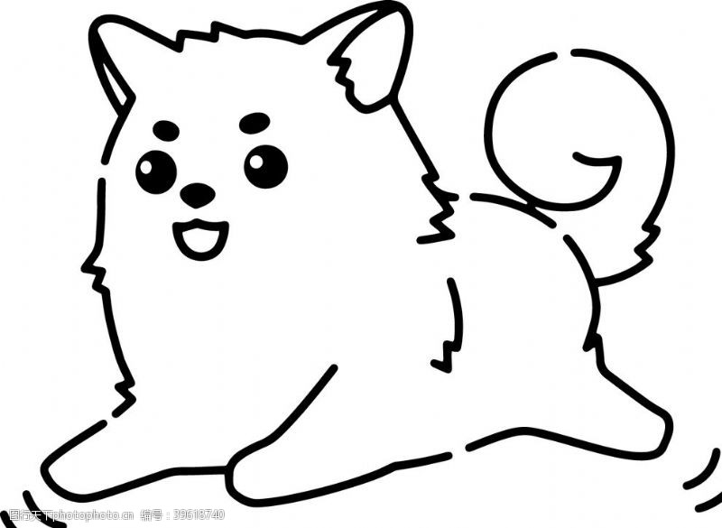 卡通宠物小熊卡通狗图片