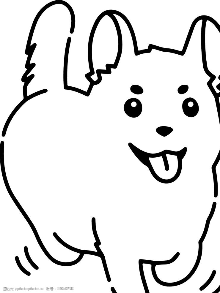 犬类动物卡通狗图片