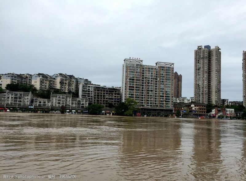 洪水城市图片